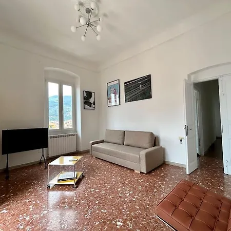 Fancy Bright With And Mountain View On An Ancient Staircase 5 Mins To The Station With 2 Balcony With Amazing View Apartment La Spezia